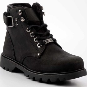 Resim Siyah Hakiki Deri Kadın Bot & Bootie K02513190403 Siyah 