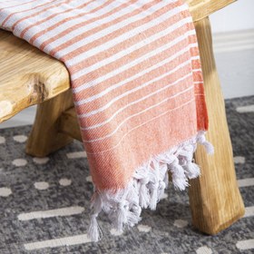 Resim Alagra Pamuklu Peştamal 2'li Set 100x170 cm Turuncu 