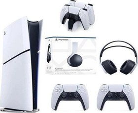Resim PLAYSTATİON 5 SLİM DİJİTAL+2.KOL+ŞARJ ISTASTASYONU+ 3D KULAKLIK 