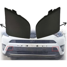 Resim Wangxi 2016-2018 Rav4 Ön Tampon Çekme Kancası Kapakları Abs Sağ Sol Aksesuar 532860r080 532850r080 