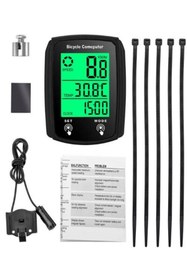 Resim SARİSSA BİSİKLET FORTE GT 6146 Kablolu Kilometre Saati Bisiklet Hız Ölçer Km Saati Yol Bilgisayarı 