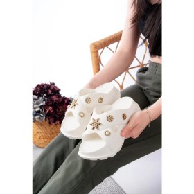 Resim Slipcat Kadın Dolgu Topuk Terlik Ortopedik Günlük Terlik Rahat Şık Topuklu Terlik 