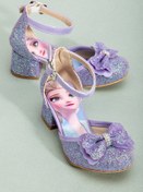 Resim SGF KIDS MOR ÇOCUK KARAKTERLİ TOPUKLU ABİYE AYAKABI 