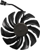 Resim Nsssunnre Grafik Kartı Fanı 88 mm GPU Soğutucu REDEON AORUS RX580 / 570 GV-RX570 AORUS GV-RX580AORUS için (1 Saat Yönünün Yönü) 