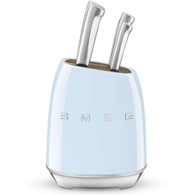 Resim Smeg KBSF02 Pastel Mavi Standlı Bıçak Seti 