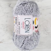 Resim Loren Mery Açık Gri El Örgü İpi - M406 - 34313 
