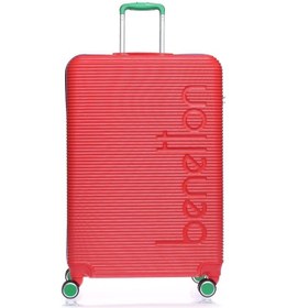 Resim United Colors Of Benetton Büyük Boy Valiz Kırmızı Bnt500 