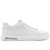 Resim Derimod Erkek Beyaz Bağcıklı Deri Sneaker 25SFD692418 