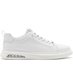 Resim Derimod Erkek Beyaz Bağcıklı Deri Sneaker 25SFD692418 