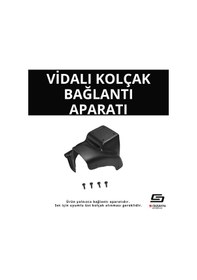 Resim S-dizayn Renault Fluence Abs Vidalı Kol Dayama Kolçak Alt Adaptör 2010-2016 A+kalite 