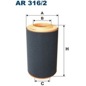 Resim Fıltron Ar316/2 Hava Fıltresı Ducato 2,3 3,0 F1a F1c 06 Boxer 2,2 3,0 06 Jumper 2,2 3,0 06 On Fıltrelı 