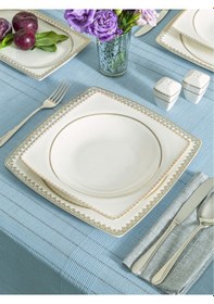 Resim Pierre Cardin Irene 60 Parça Yemek Takımı Siyah 