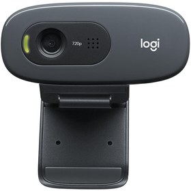 Resim Logitech C270 Mikrofonlu 720P HD Webcam - Siyah (960-001063) 