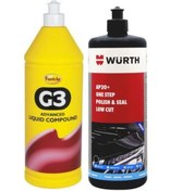 Resim Würth 1 Lt G3 Sıvı Pasta + 1 Lt Mumlu Cila 