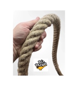 Resim Jüt Halat Dekor Ipi 24mm 5 Metre Ip Halat Ip Hasır Ip Jüt 
