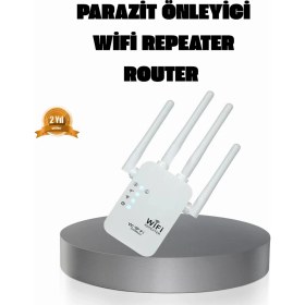 Resim İlkyaz Fashion 50 Cihaz Destekli 300MBPS Kablosuz Sinyal Güçlendirici RJ45 Kablolu Kullanım 