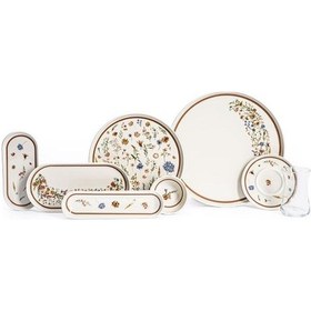 Resim Maxx Doria Daisy 6 Kişilik 28 Parça Kahvaltı Takımı Pa2041 Desenli 