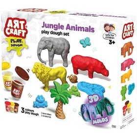 Resim 03997 Art Craft Orman Hayvanları Hamur Set 168 Gr -fentoys Çok Renkli 