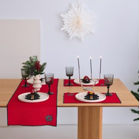 Resim Charm Leke Tutmaz Keten Runner 40x140 cm - 40x140 cm 