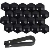 Resim Dancemonkey Tesla Model 3/x/s İçin 20 Adet Paslanmaz Araba Somun Cıvata Kapağı Toz Geçirmez Seti, Parlak Siyah 