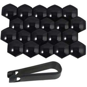 Resim Dancemonkey Tesla Model 3/x/s İçin 20 Adet Paslanmaz Araba Somun Cıvata Kapağı Toz Geçirmez Seti, Parlak Siyah 