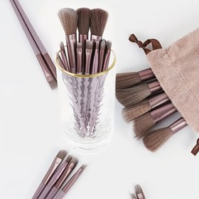 Resim Tüm Güzellik İhtiyaçlarınız İçin Yumuşak Fırçalar, Güzellik Blender'ları, Puf'ları ve Daha Fazlasını İçeren 13 Parçalık Tam Makyaj Fırça Seti. Başlangıçlarından Profesyonellere Kadar Herkes İçin Uygun. Doğum Günleri, Noel ve Yeni Yıl İçin Mükemmel Bir Hediye 