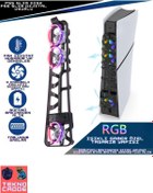 Resim beboncool Tp5-3538s Ps5 Slim Disk/ps5 Slim Dijital/ps5 Pro Uyumlu Rgb Arka Soğutucu Fan 