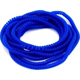 Resim SPELT Şarj Aleti Kablosu Kablo Kordon Koruyucu Spiral Sarma Kılıf Koruma Lacivert 