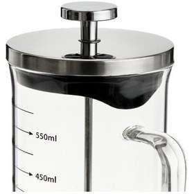 Resim Tohana Çelik Kapaklı French Press - Gri / Şeffaf - 600 Ml Gri / Şeffaf 