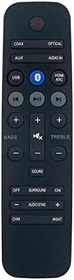 Resim VINABTY 996580002887 Yedek Uzaktan Kumanda - 996580002887 Soundbar Uzaktan Kumanda Philips Sound Bar 996580002887 HTL2161B HTL2161B/F7 Philips Soundbar HTL 3140B/12 Uzaktan Kumanda için Yedek Kumanda 