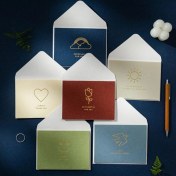 Resim 2 Takım Anneler Günü Doğum Günü Kartı Dıy Zarf Seti Dilekleri Diğer 