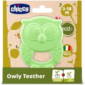 Resim Chıcco Owly Diş Kaşıyıcı 3-18 Ay - Yeşil 