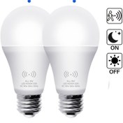 Resim Kasotile 9W Hareket Sensörlü LED Ampuller, E26 Taban, 6000K Gündüz Şafağa Güvenlik Göstergesi, Sert Kablolu, Giriş, Veranda, Merdivenler, Koridorlar İçin - 1 Paket, Tavan/Duvarda Aydınlatma, İç Mekan, Tavan Aydınlatması İçin Aydınlatma 
