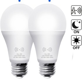 Resim Kasotile 9W Hareket Sensörlü LED Ampuller, E26 Taban, 6000K Gündüz Şafağa Güvenlik Göstergesi, Sert Kablolu, Giriş, Veranda, Merdivenler, Koridorlar İçin - 1 Paket, Tavan/Duvarda Aydınlatma, İç Mekan, Tavan Aydınlatması İçin Aydınlatma 