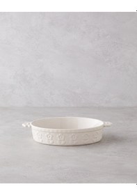 Resim English Home Soft Bloom Stoneware Fırın Kabı 28 Cm Krem Krem 