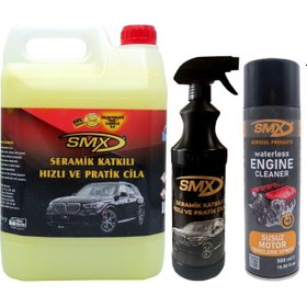 Resim Seramik Cila Hızlı Cila Pratik Cila 5+1 Susuz Motor Temizleme Spreyi 