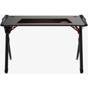 Resim Xdrive Ateş Serisi Profesyonel Rgb Oyuncu Masası 75 x 130 x 60 CM 