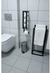 Resim Todekhome Modern Banyo İkili Seti Mat Siyah 