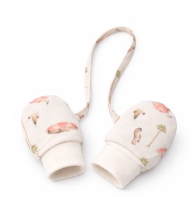 Resim Bebek Eldiven - 0-3M / Ekru / CASA MARISOL 