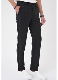 Resim Efor Comfort Beli Lastikli Rayon Karışımlı Siyah Jogger Pantolon P 1194 Siyah 