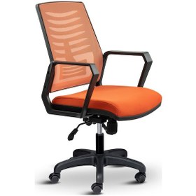 Resim Asbir Mobilya Metis Plus Çalışma Koltuğu Ofis Sandalyesi Bilgisayar Koltuğu Turuncu 