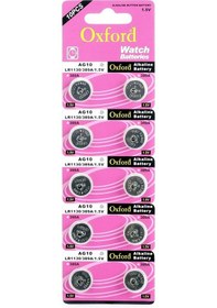Resim Oxford AG10 LR1130 389A Alkalin Düğme Pil 10 x 20'li 