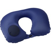 Resim Soulader Seyahat Yastığı U Boyun Yastığı Şişme Boyunluk Taşınabilir Katlanır Havalı Yastık Mavi 