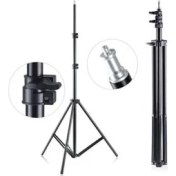 Resim Fototek 2 m Light Stand Profesyonel Işık Ayağı 200 cm 3 kg Kapasiteli 