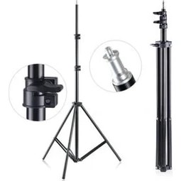 Resim Fototek 2 m Light Stand Profesyonel Işık Ayağı 200 cm 3 kg Kapasiteli 