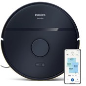 Resim Philips HomeRun 2000 Serisi Serisi Aqua Siyah Akıllı Robot Süpürge XU2000/10 Philips