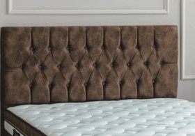 Resim Kapitone Başlık - Gri : #808080 / 100 : Tek Kişilik 