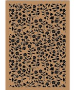 Resim KERVANCUP AMBALAJ 35X50 ÇİÇEK DESENLİ KRAFT OTO PASPAS 50 ADET 