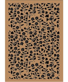 Resim KERVANCUP AMBALAJ 35X50 ÇİÇEK DESENLİ KRAFT OTO PASPAS 50 ADET 