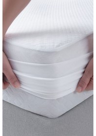 Resim Yataş Eco Dormy Full Kenar Sıvı Geçirmez Alez, 140x190 Cm Beyaz 